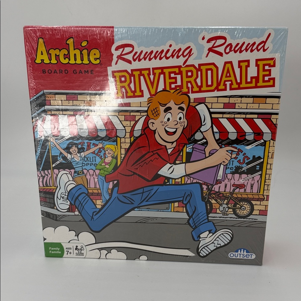 ARCHIE BOARD GAME, RUNNING ‘ROUND RIVERDALE, SEALED! Ages 7+ Outset